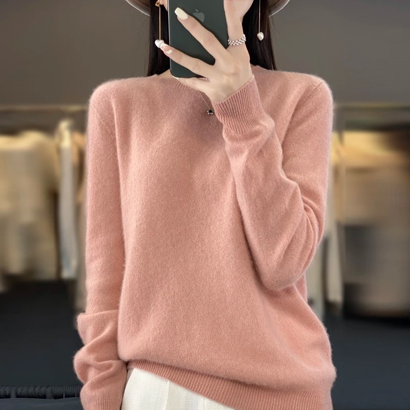 Drune | Cashmere Pullover Damen Stilvoller Rundhals, Weich & Komfortabel
