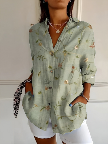 Drune | Damenbluse Elegante Luftige Bluse Mit Knöpfen Für Frauen