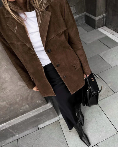Drune | Oversized Mantel Klassischer Stil (Plus Size Verfügbar)