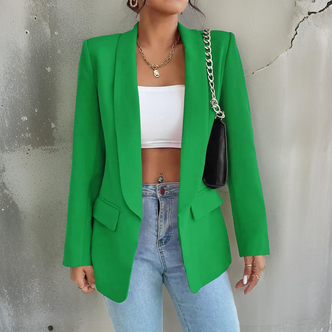 Drune | Stylischer Damenblazer Aus Polyester-Baumwolle