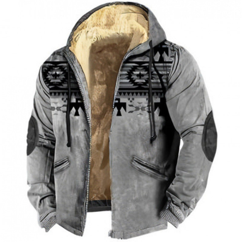 Drune | Hoodie Wollmix - Relaxed Fit Boho Stil