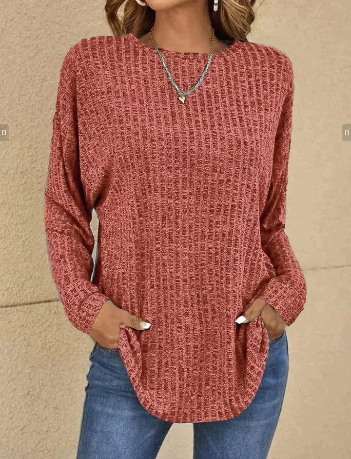 Drune | Strickpullover - Weiches Strick - Lässige Passform - Lange Ärmel Bequem