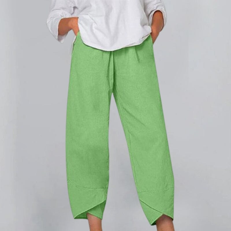 Drune | Damenhose Leichte Baumwoll Und Leinen Damen Sommer Komfort