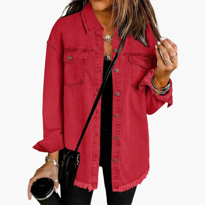 Drune | Jeansjacke Im Lässigen Vintage-Stil - Perfekt für Freizeit und Alltag