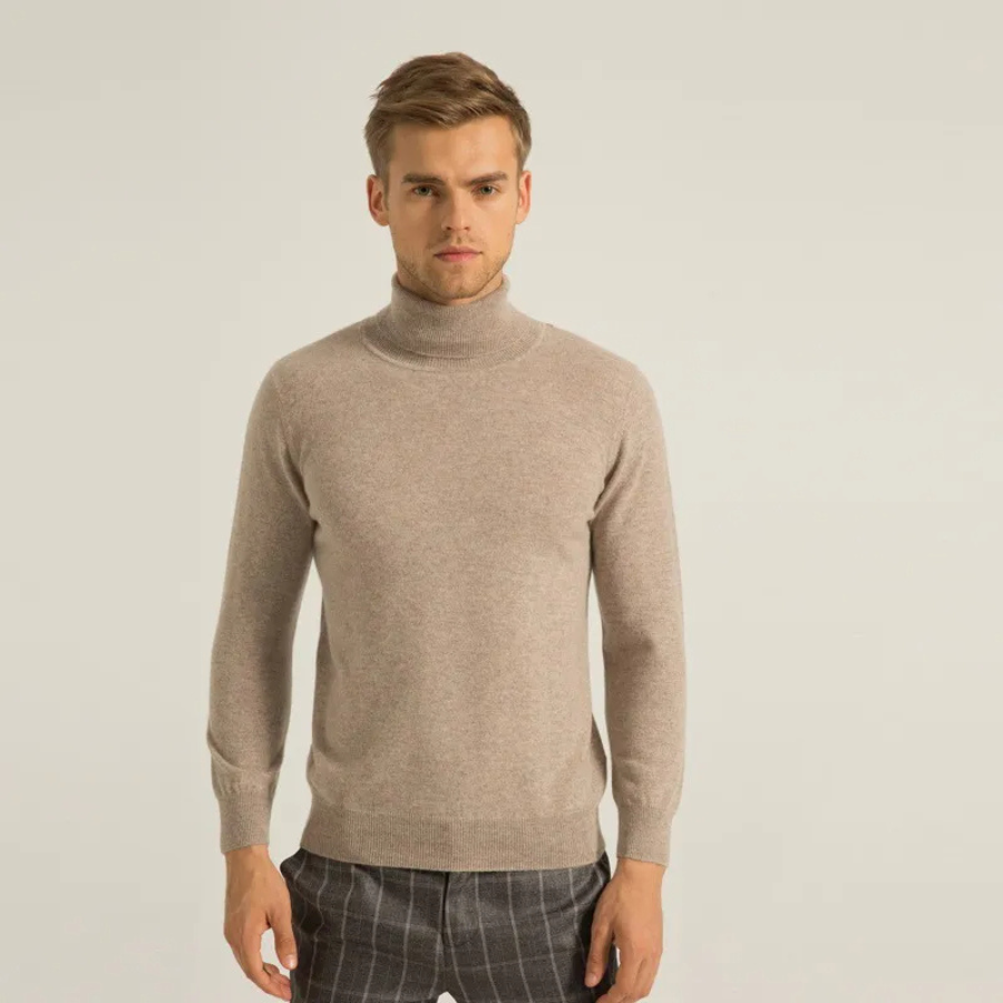 Drune | Herren Wollpullover Mit Rollkragen Und Schlankem Design