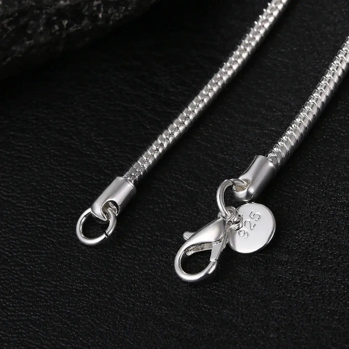 Drune | 925 3mm Sterling Silber Schlangen Kette