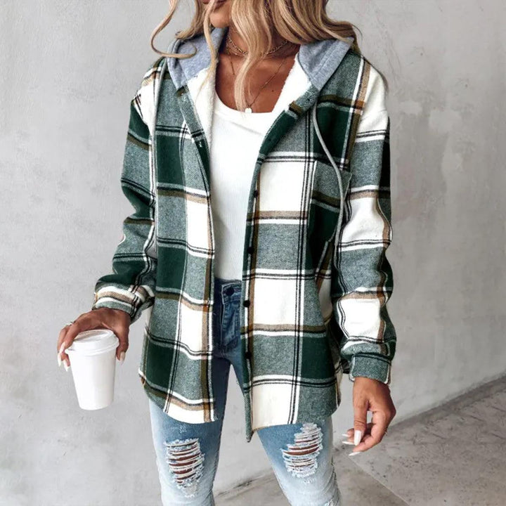 Drune | Karierte Herbstjacke für Damen