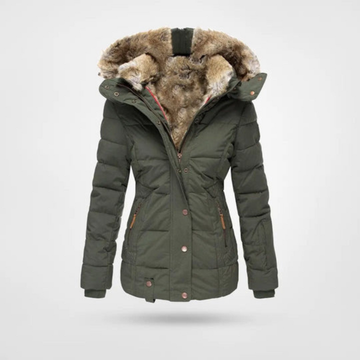 Drune | Damen Warme Winter Puffer Parka Jacke Gemütlicher Stil