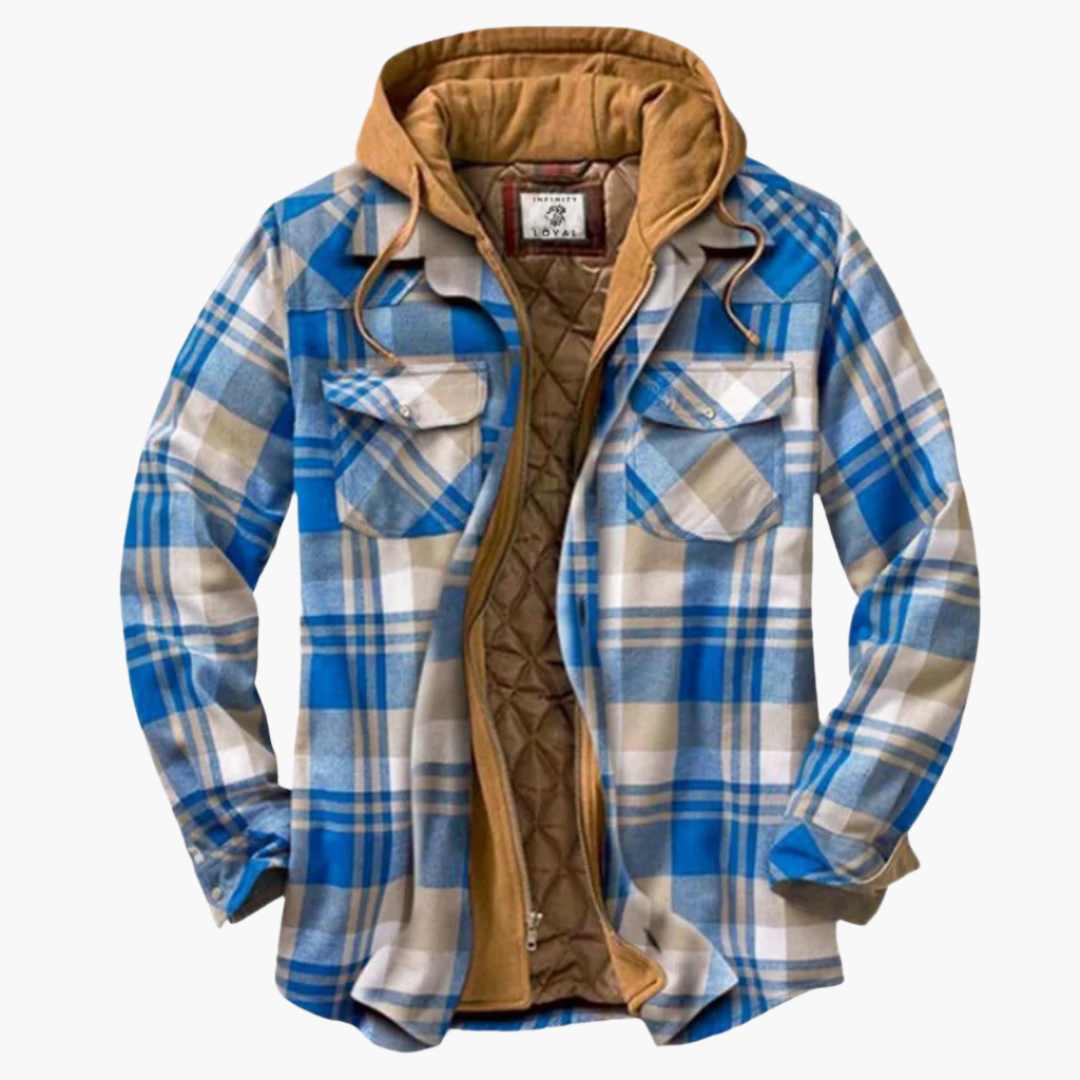 Drune | Freizeitjacke im Holzfäller-Stil mit Kapuze - Zeitlos & Warm für Outdoor und Alltag