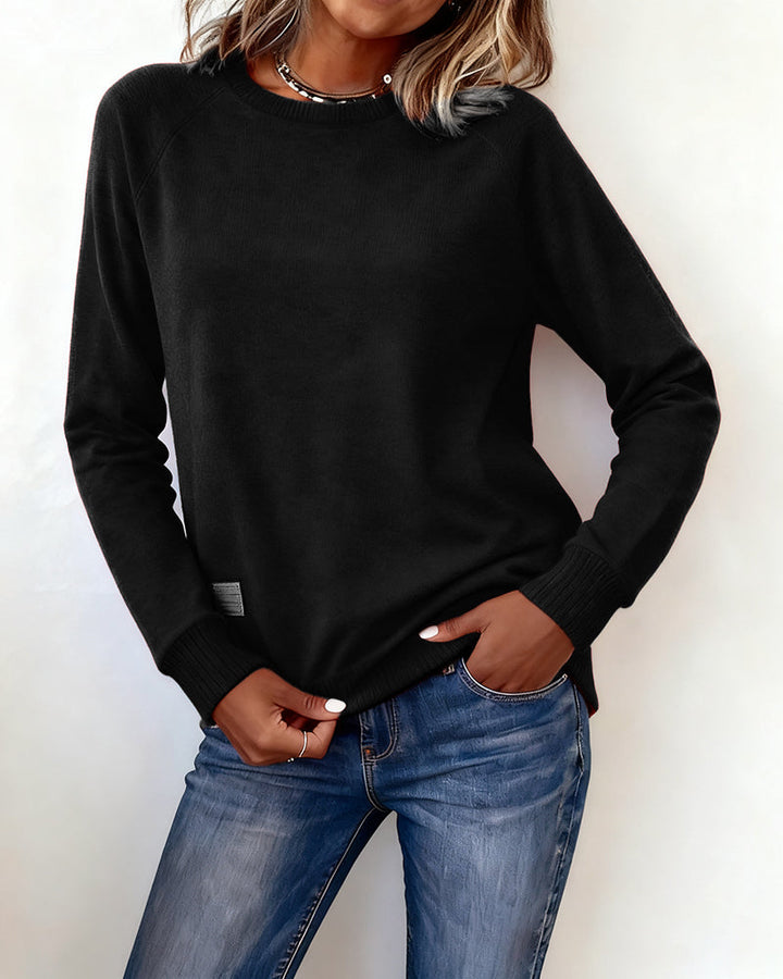 Drune | Lässig Sweatshirt mit Rundhalsausschnitt