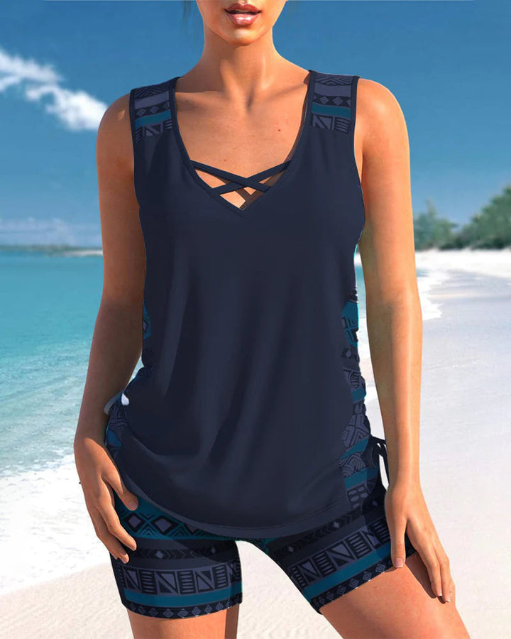 Drune | Druck Tankini Set