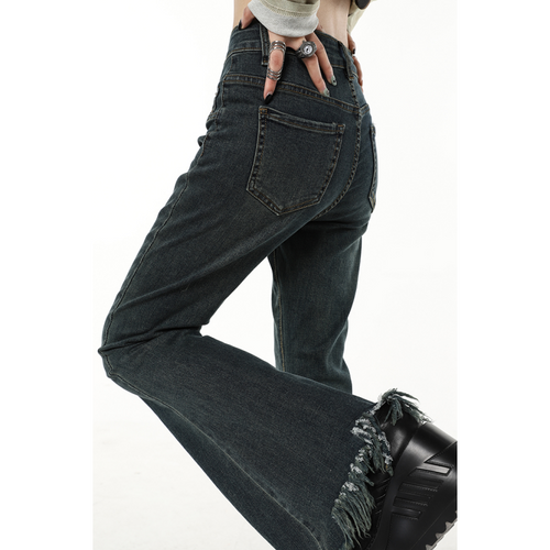 Drune | Schwarze Vintage-Jeans für Damen