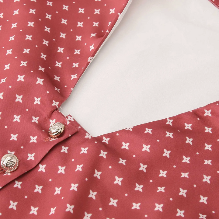 Drune | Damen Traditionelles Outfit mit Taillengürtel und Stickerei