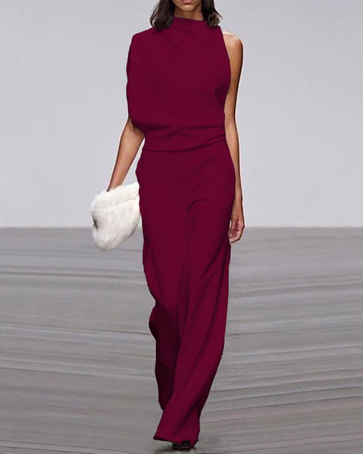 Drune | Premium Ein Schulter Jumpsuit