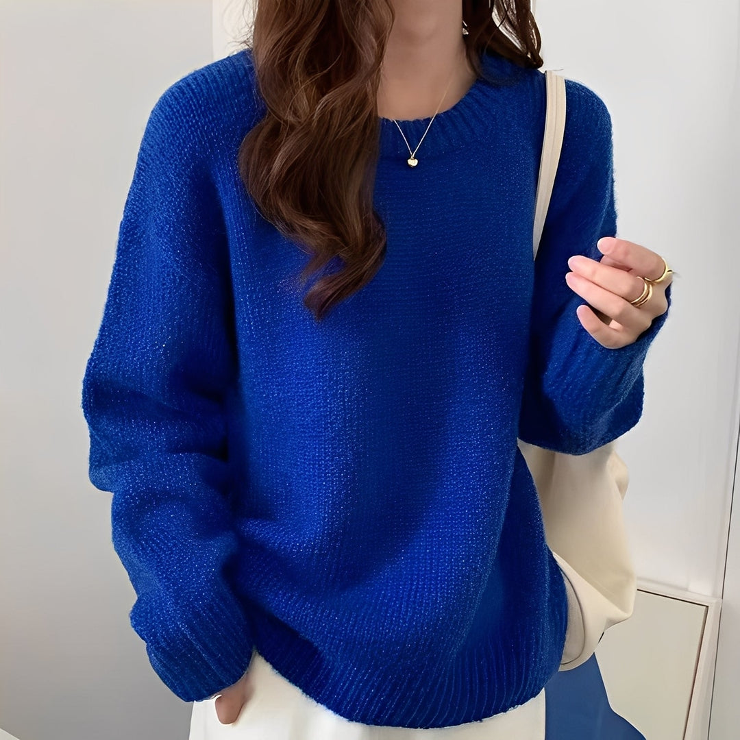 Drune | Damen Oversize-Pullover mit schlichtem Look