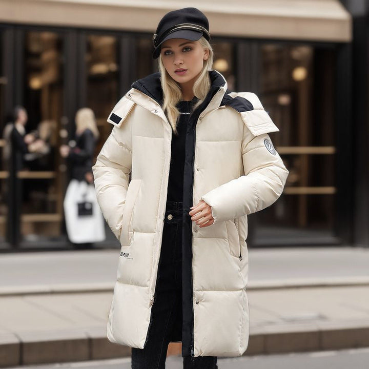 Drune | Stylische Kapuzen Baumwolljacke mit Ärmellogo