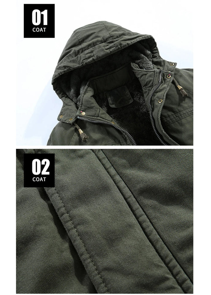Drune | Herren Parka Fleece