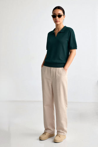 Drune | Bequeme Damen Polo mit Kurzen Ärmeln