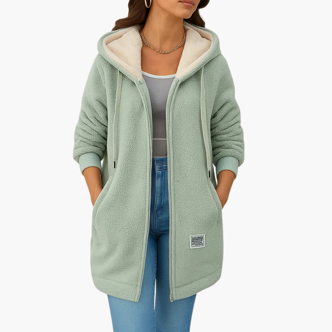 Drune | Fleecejacke mit Kapuze - Modischer Komfort für Freizeit & Alltag