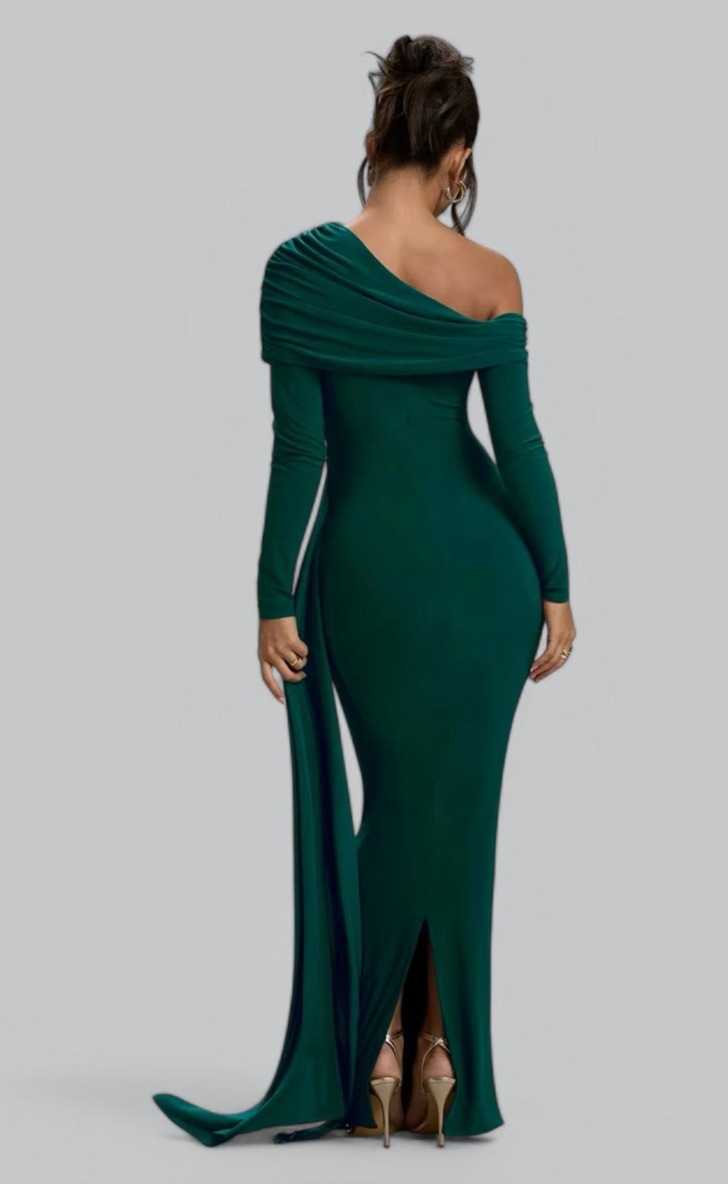 Drune | Off Shoulder Maxikleid für Damen