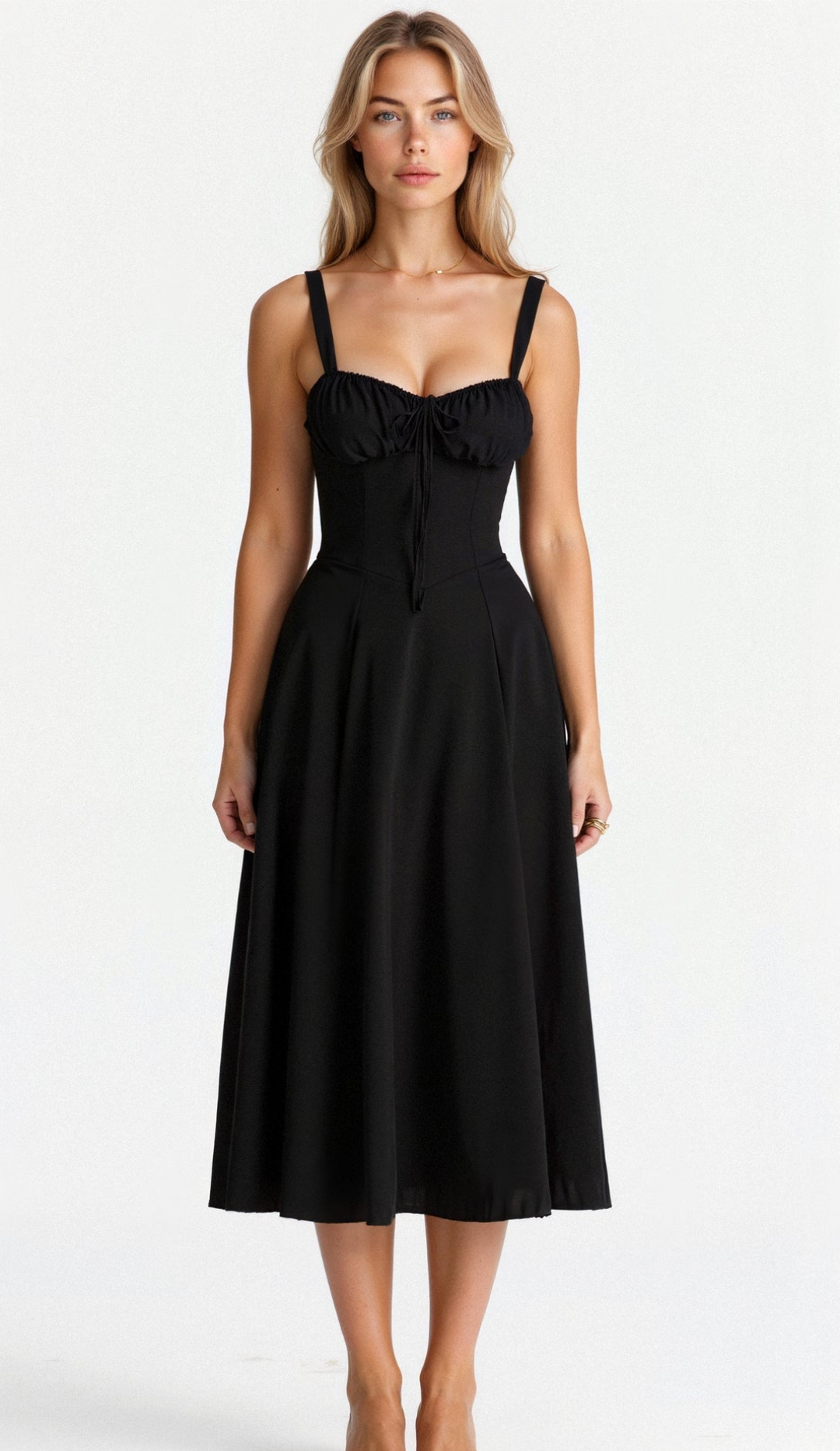 Drune | Blumen Kleid für Frauen Midi