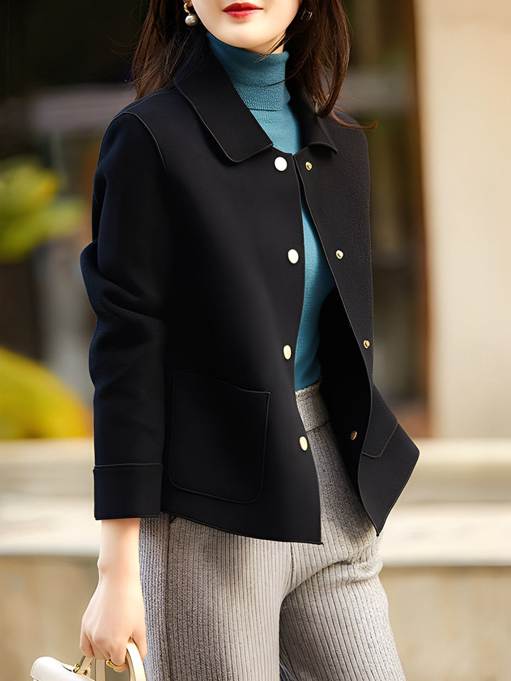 Drune | Elegante, warme Damenjacke mit Knöpfen