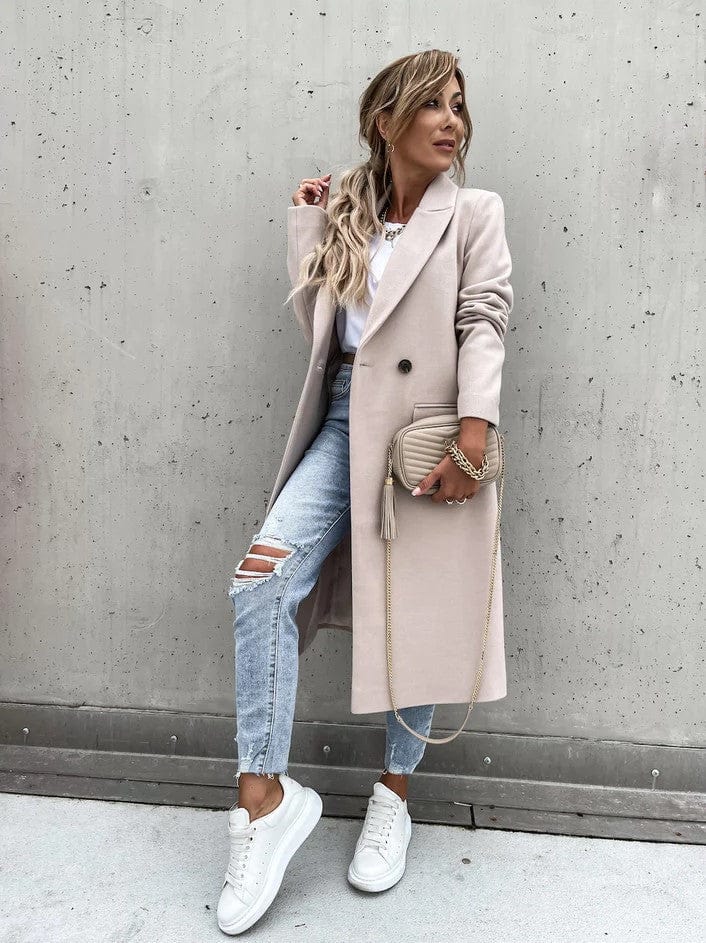 Drune | Langes Daunenjacke Eleganter Zeitloser Stil Ideal Für Den Winter