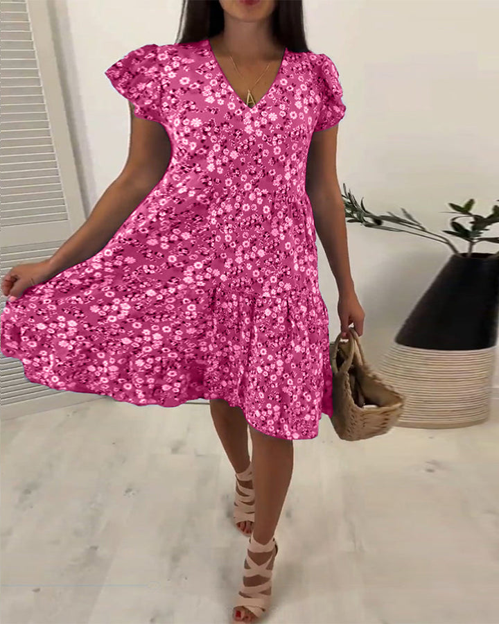 Drune | Frische Sommerkleid mit Blumenmuster