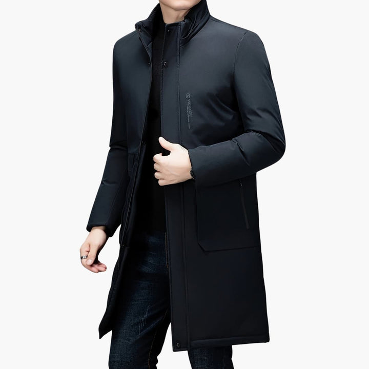 Drune | Stilvolle Winterjacke mit Kapuze für Männer