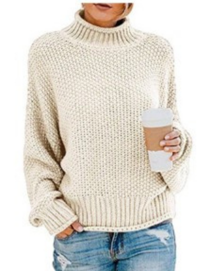 Drune | Unifarbener Langärmeliger Pullover