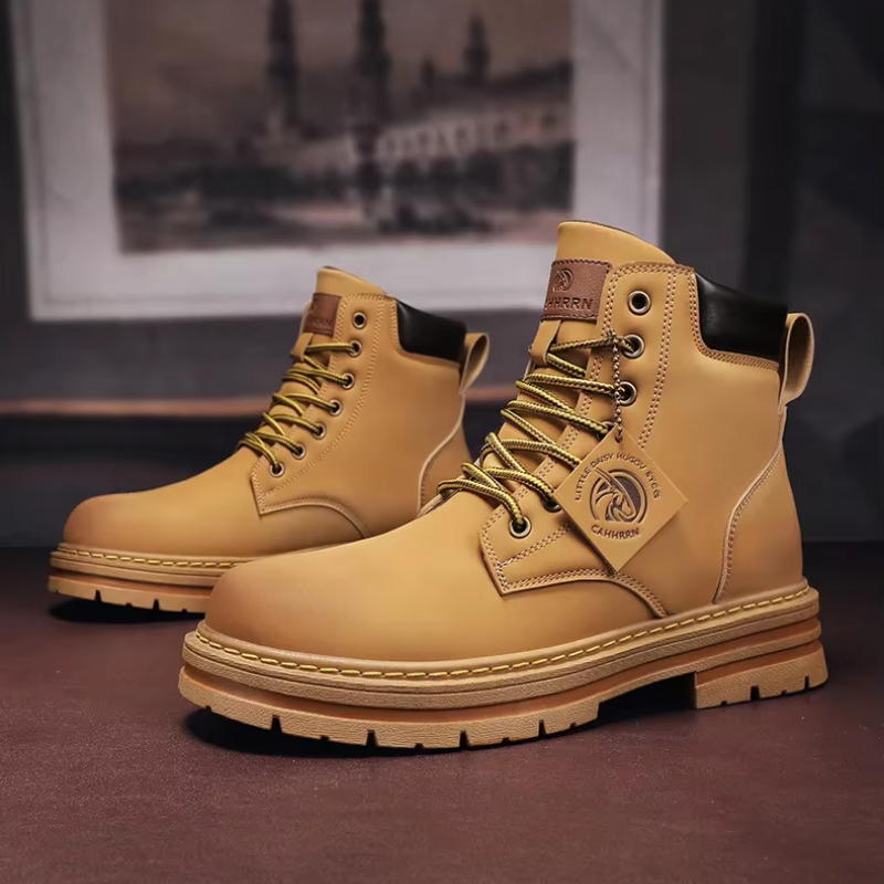 Drune | Outdoor Herrenschuhe Stiefel Mit Rutschfester Sohle Und Schnürung