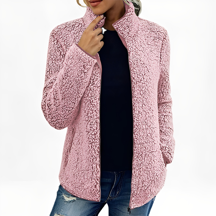 Drune | Eleganter Fleece-Veloursmantel für Damen