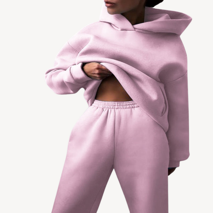 Drune | Damen Hoodie und Jogginghose Set