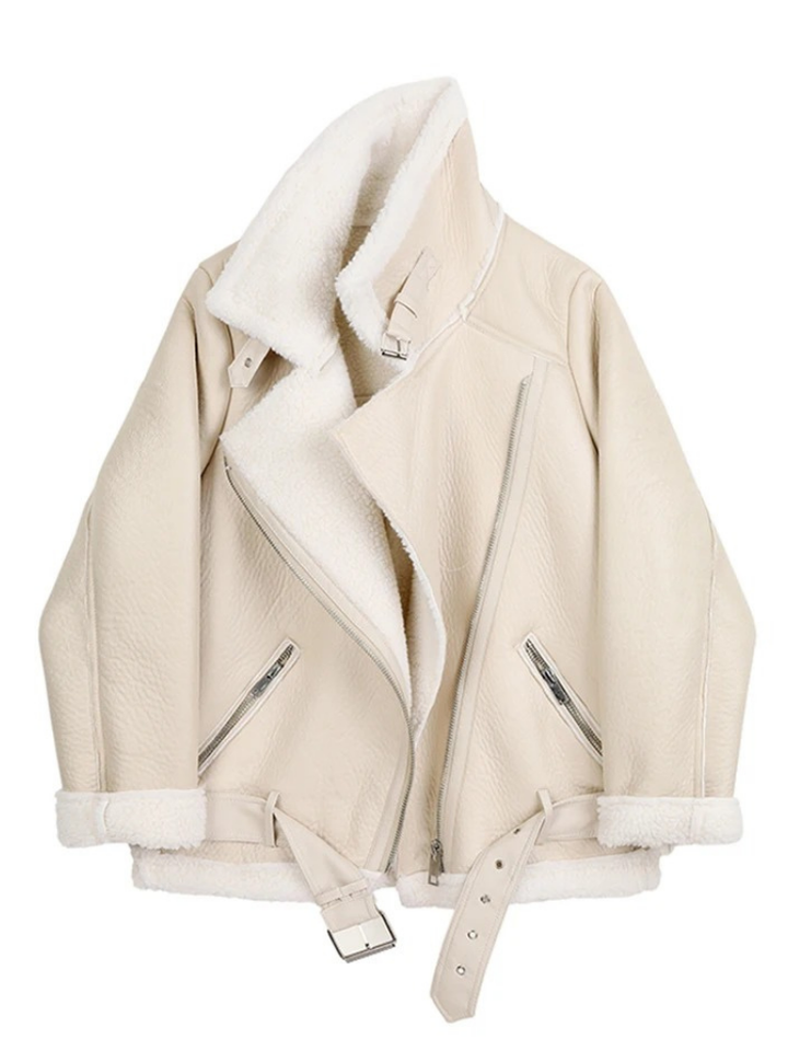 Drune | Damen Sherpa-Pelzmantel