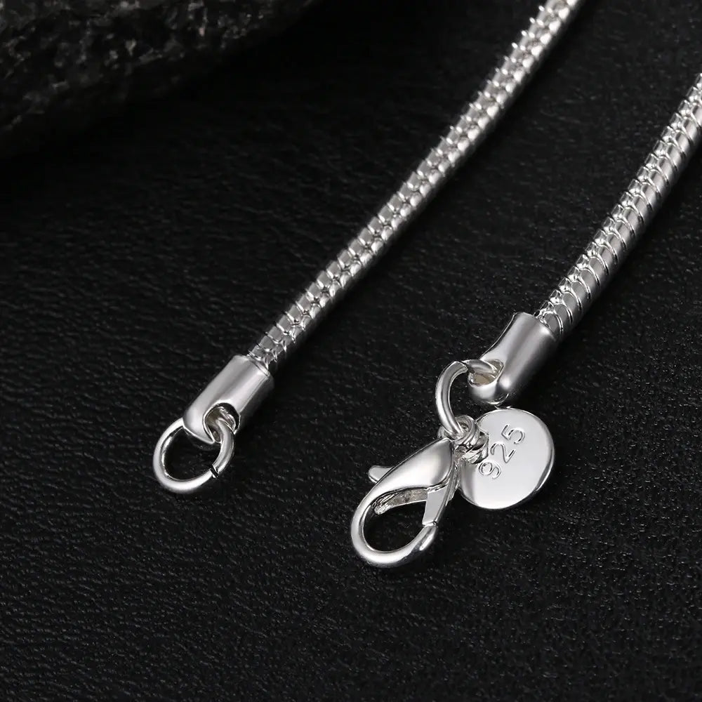 Drune925 3Mm Sterling Silber Schlangen Kette