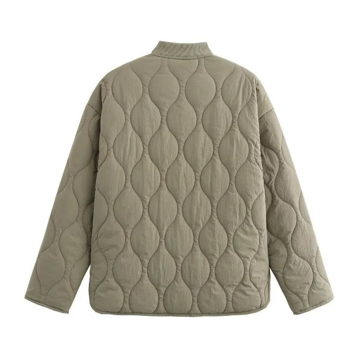 Drune | Mit Leopardenfutter gep padded Jacke für Damen