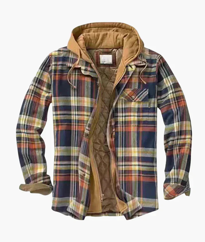 Drune | Flanelljacke Kariert mit Kapuze - Urbaner Freizeitstil für Herbst & Winter