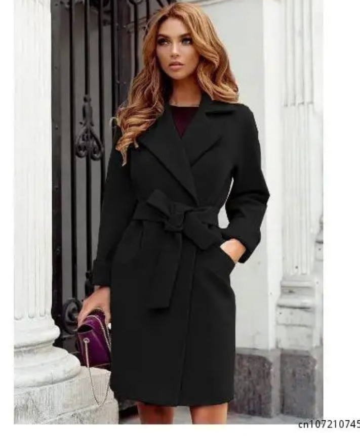 Drune | Stylischer Trenchcoat mit Gürtel