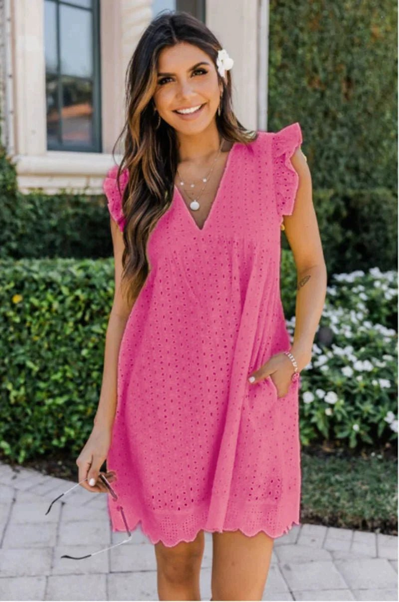 Drune | Damen Sommerkleid Mit Hose Bequemes Damenkleid
