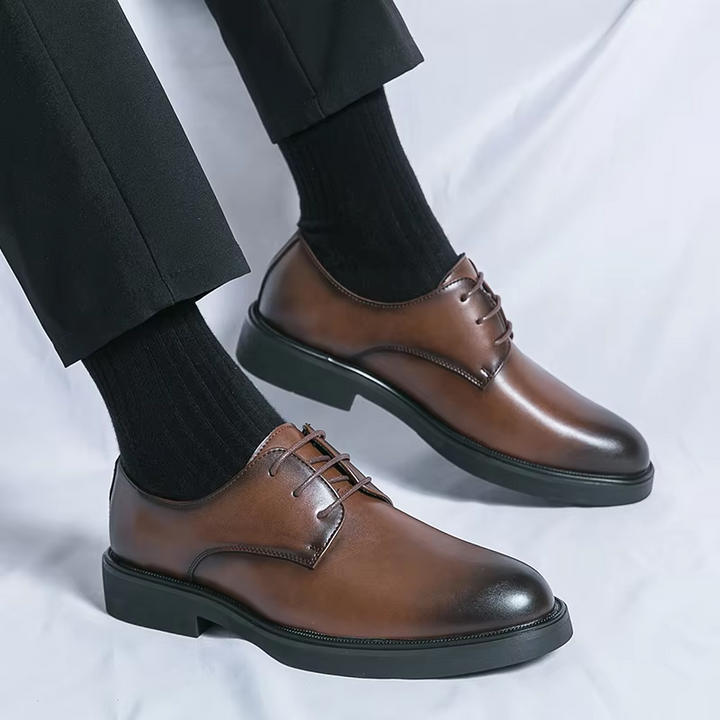 Drune | Elegante Herrenschuhe Aus Leder Mit Schnürung Und Rutschfester Sohle