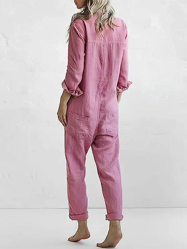 Drune | Leinen Overall