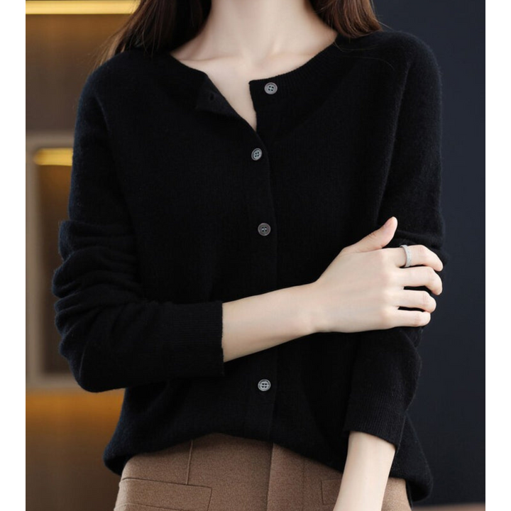 Drune | Cardigan - 100% Merinowolle Weicher Strickpullover