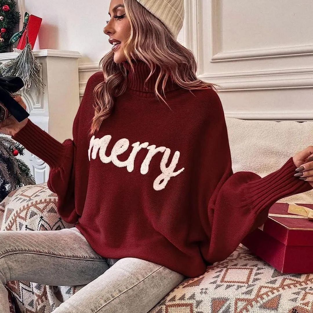 Drune | Festlicher Pullover für Frauen mit Rollkragen