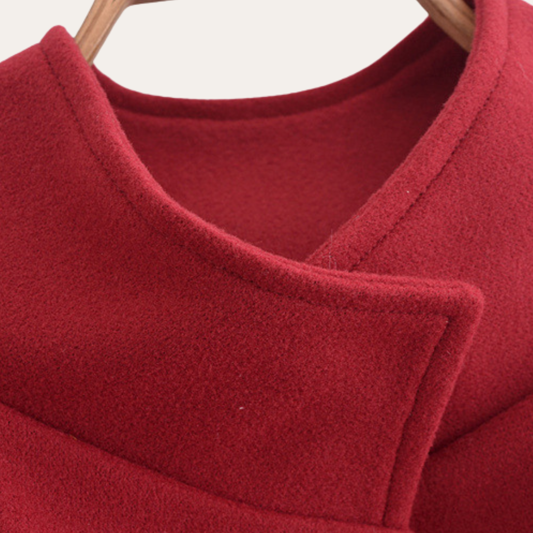 Drune | Stilvoll Woll Cape Mantel für Frauen