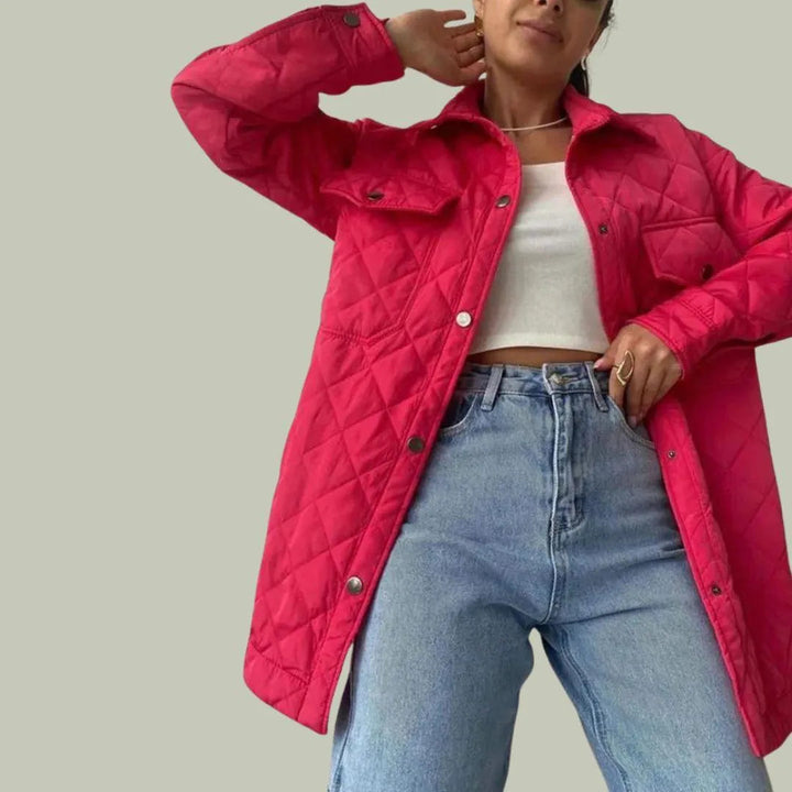 Drune | Jacke Stylisch Druckknopfverschluss, Geräumige Taschen Ideal für Den Herbst