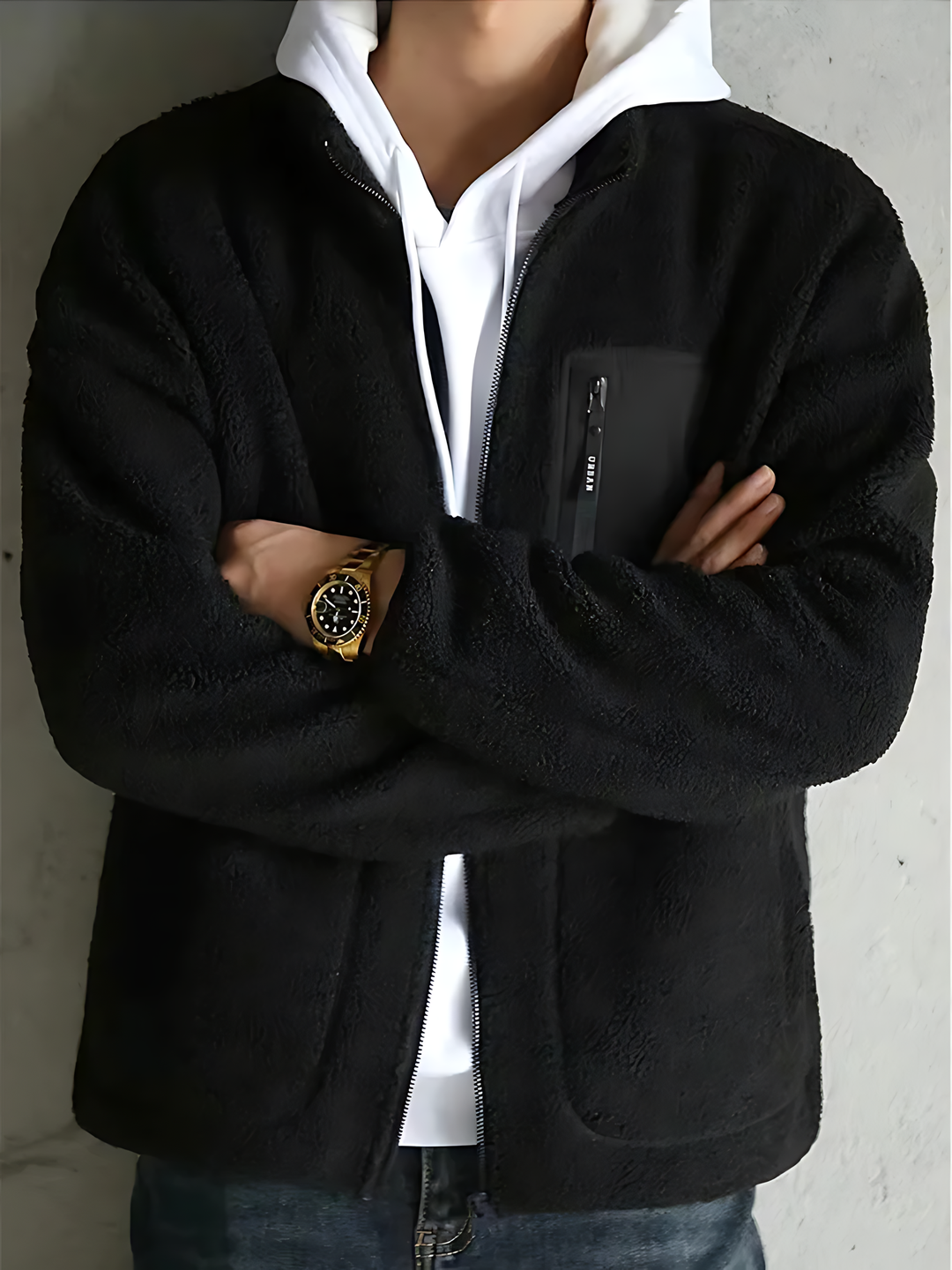 Drune | Fleece Futter Herren Winterjacke