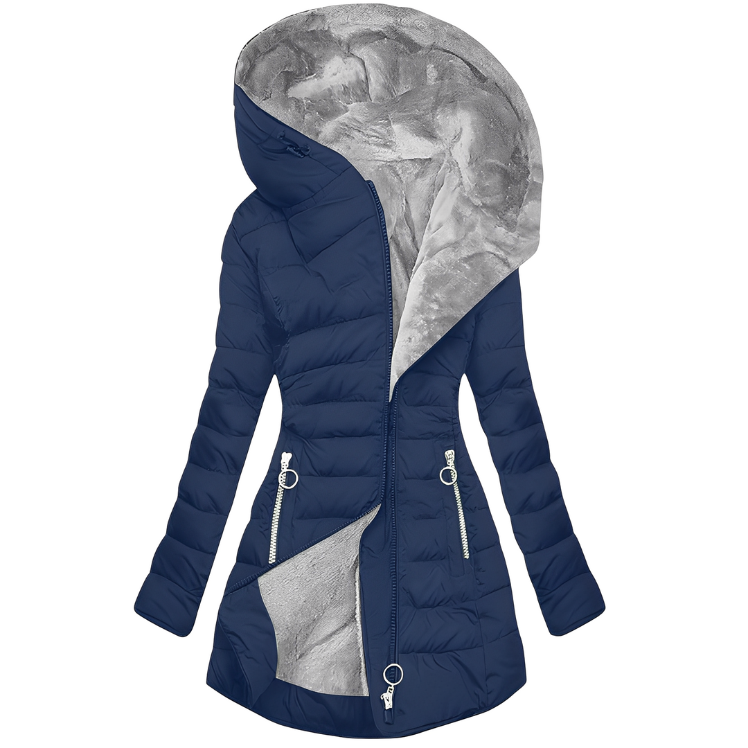 Drune | Moderne Damen-Winterjacke mit Kapuze