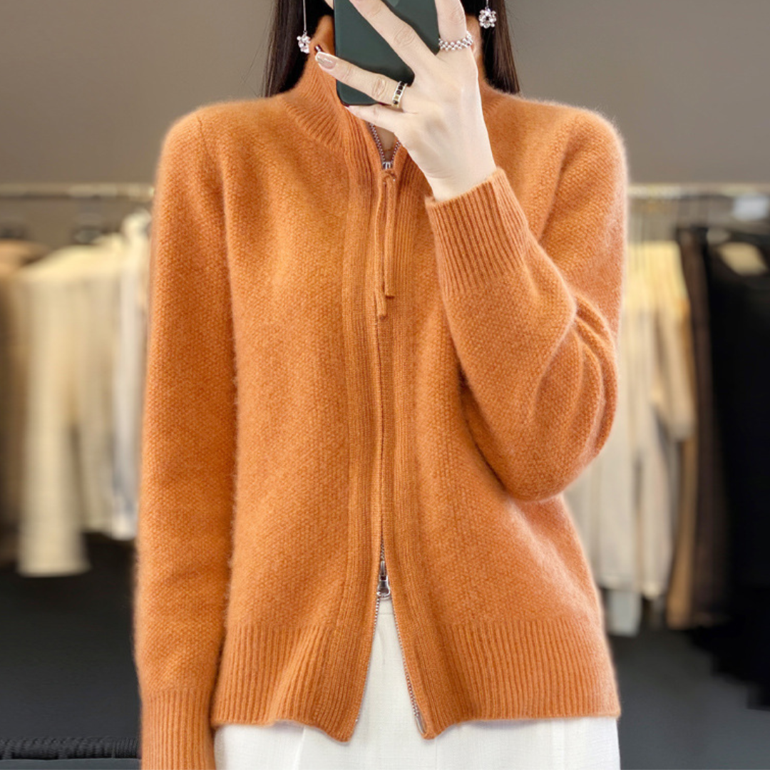 Drune | Strickjacke mit Elegantem Design und Reißverschluss