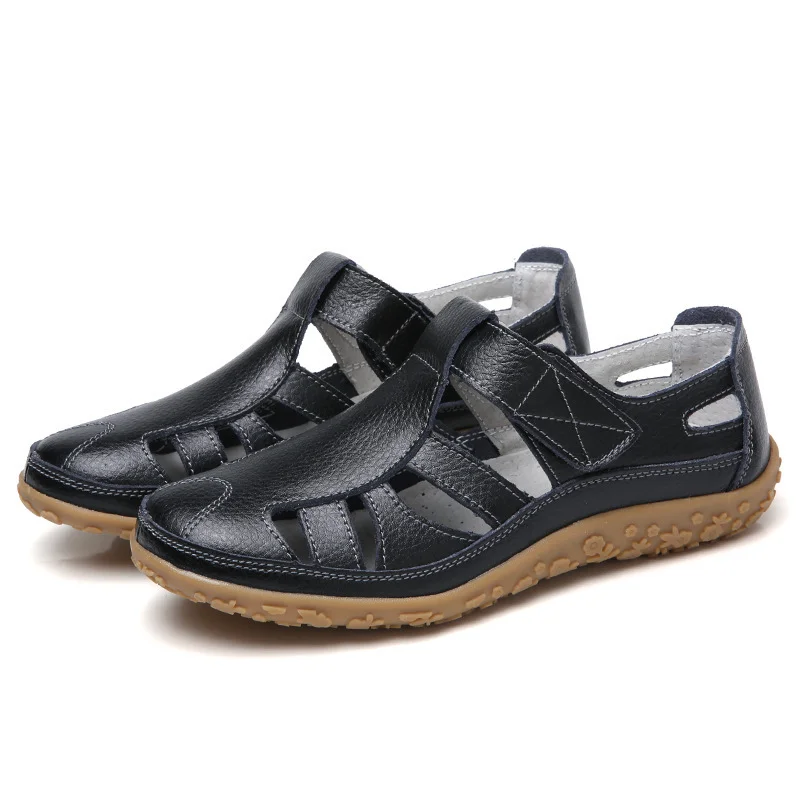 Drune | Orthopädische Retro Sandalen Rutschfest