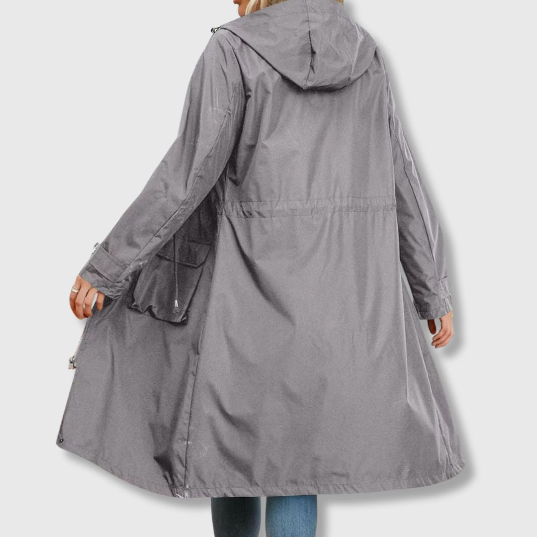 Drune | Lange Jacke mit klassischer Silhouette
